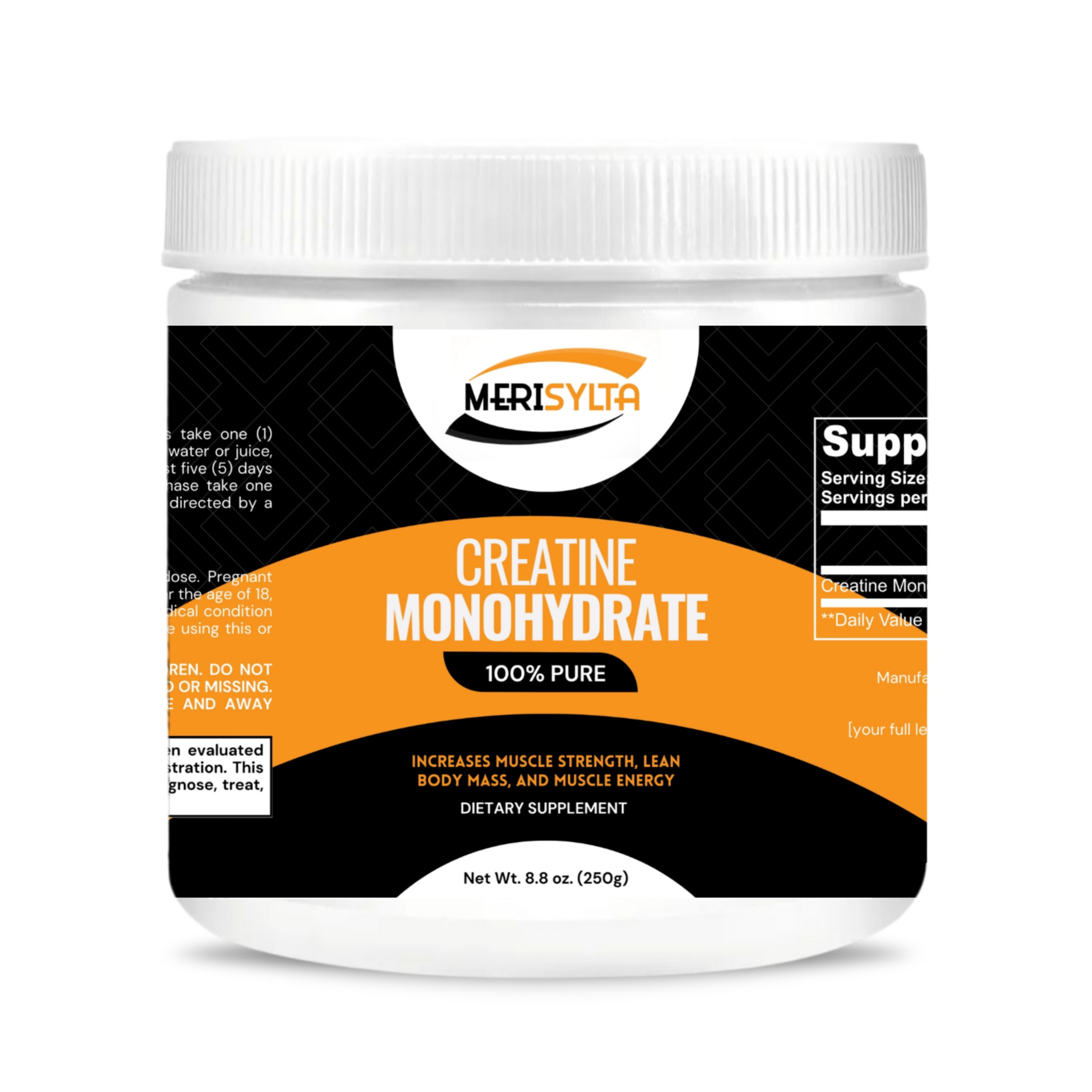 Creatine Monohydrate (100% Pure)